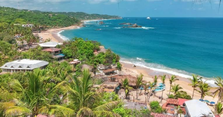 Hotel Bajo Las Estrellas Mazunte Exterior foto